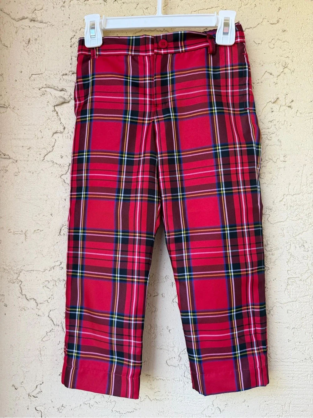 Edgehill Collection x The Broke Brooke Little Boys Charlie Plaid Pants Set 2T